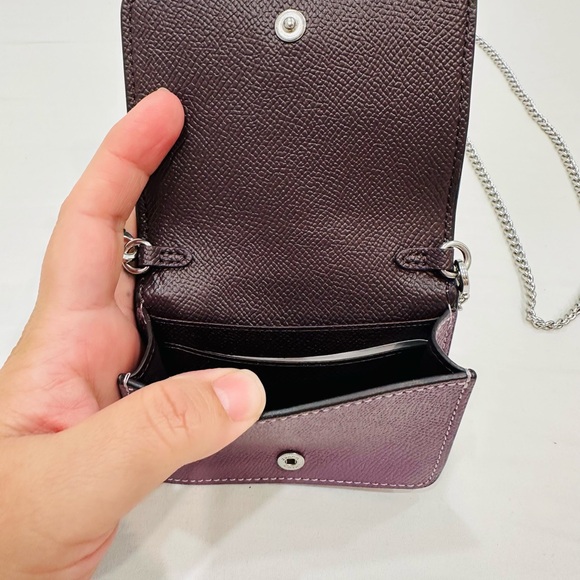 Coach Metallic Purple Mini-wallet Bag - Picture 8 of 10